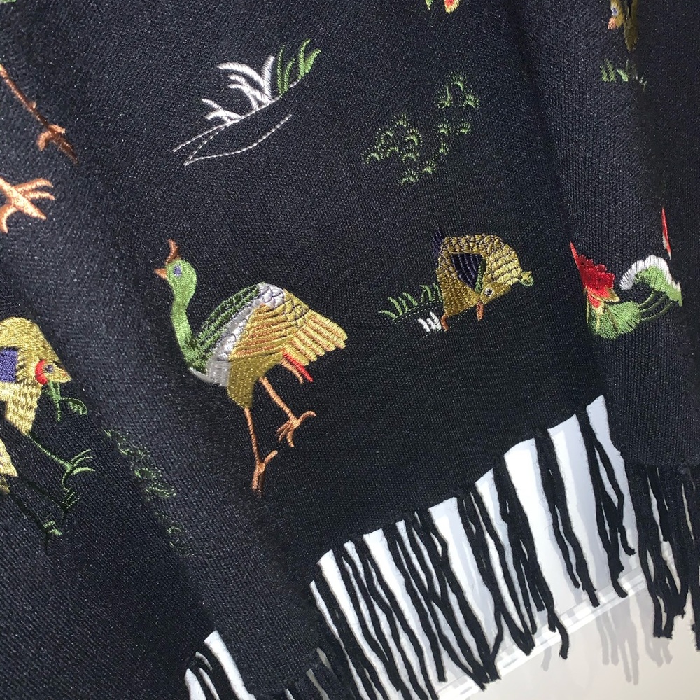 Keyingyi Sweater Bird Art To Wear